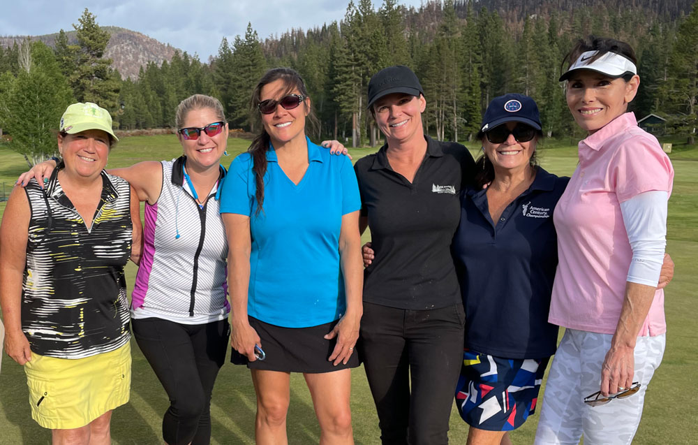 Ladies enjoying golf at Tahoe Paradise Golf Course