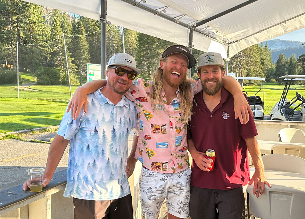 Men's club golf event at Tahoe Paradise Golf Course