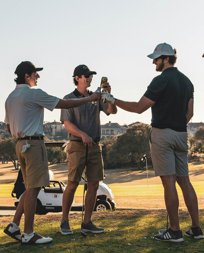 Group of golfers enjoying a round at Tahoe Paradise Golf Course