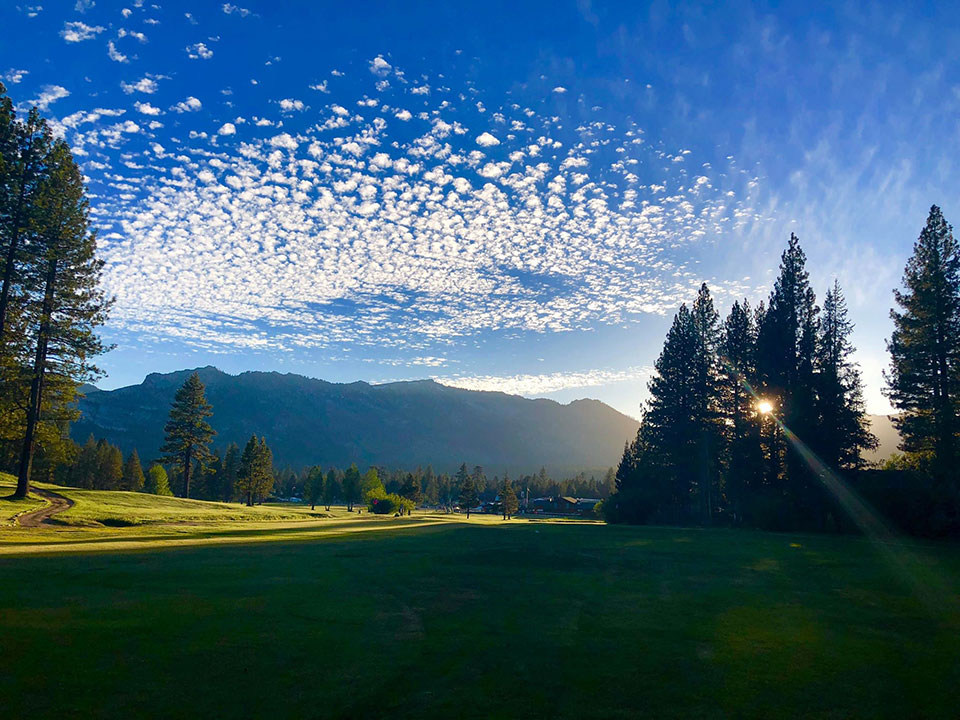 Approaching the 16th green